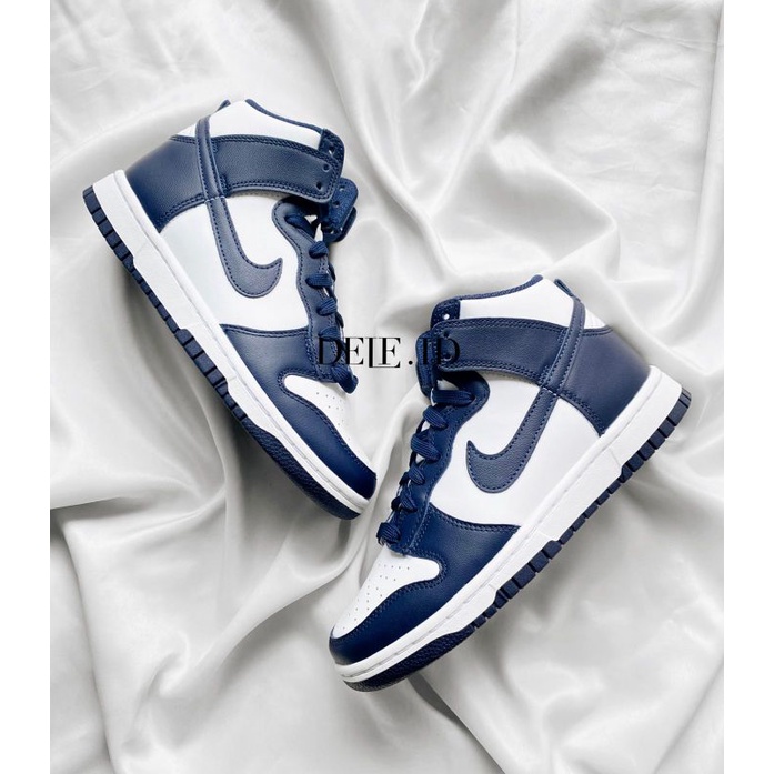 nike dunk high midnight navy