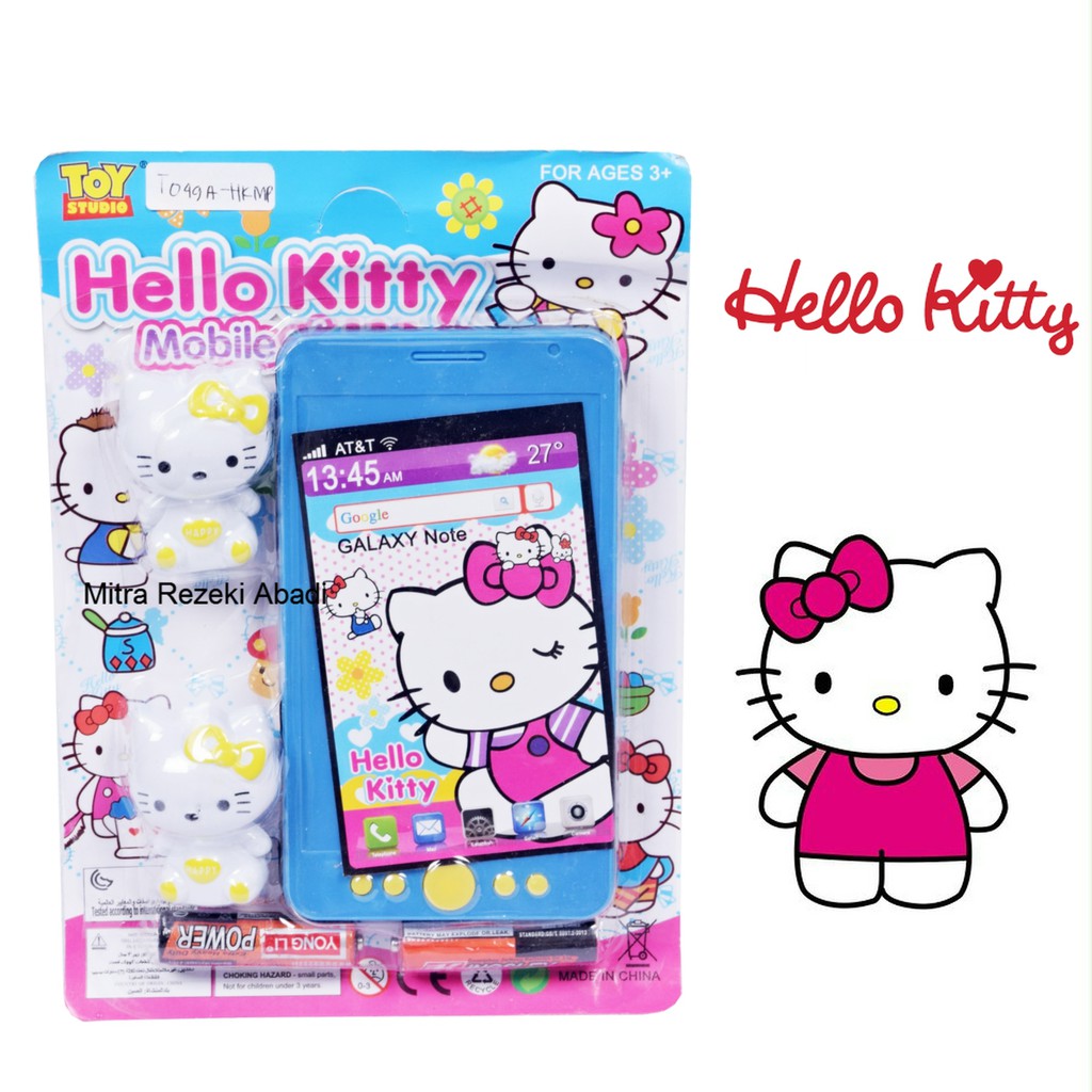 Smart Phone Anak Hello  Kitty  MAINAN  ANAK Shopee Indonesia