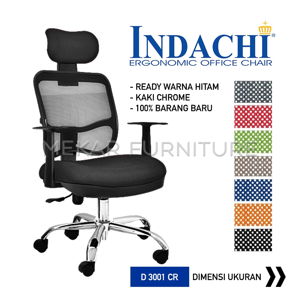  Indachi  D 3001 CR Kursi Kantor  Shopee Indonesia