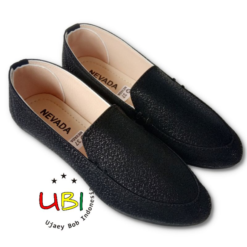 Terbaru Sepatu Flatshoes Wanita Nevada Kode S02 / Flat shoes wanita / sepatu kerja wanita