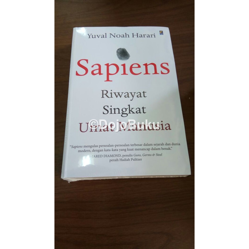 Sapiens by Yuval Noah Harari (soft Cover)