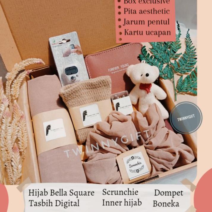 

☸ Hampers Hadiah kado ulang tahun / Gift Box Cewek hijab Ulang Tahun Lebaran Wisuda ㅙ