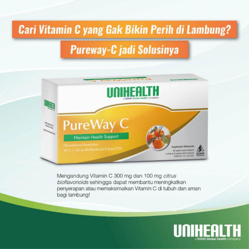 PurewayC Pure Way C Vitamin C Vit-C Unihealth
