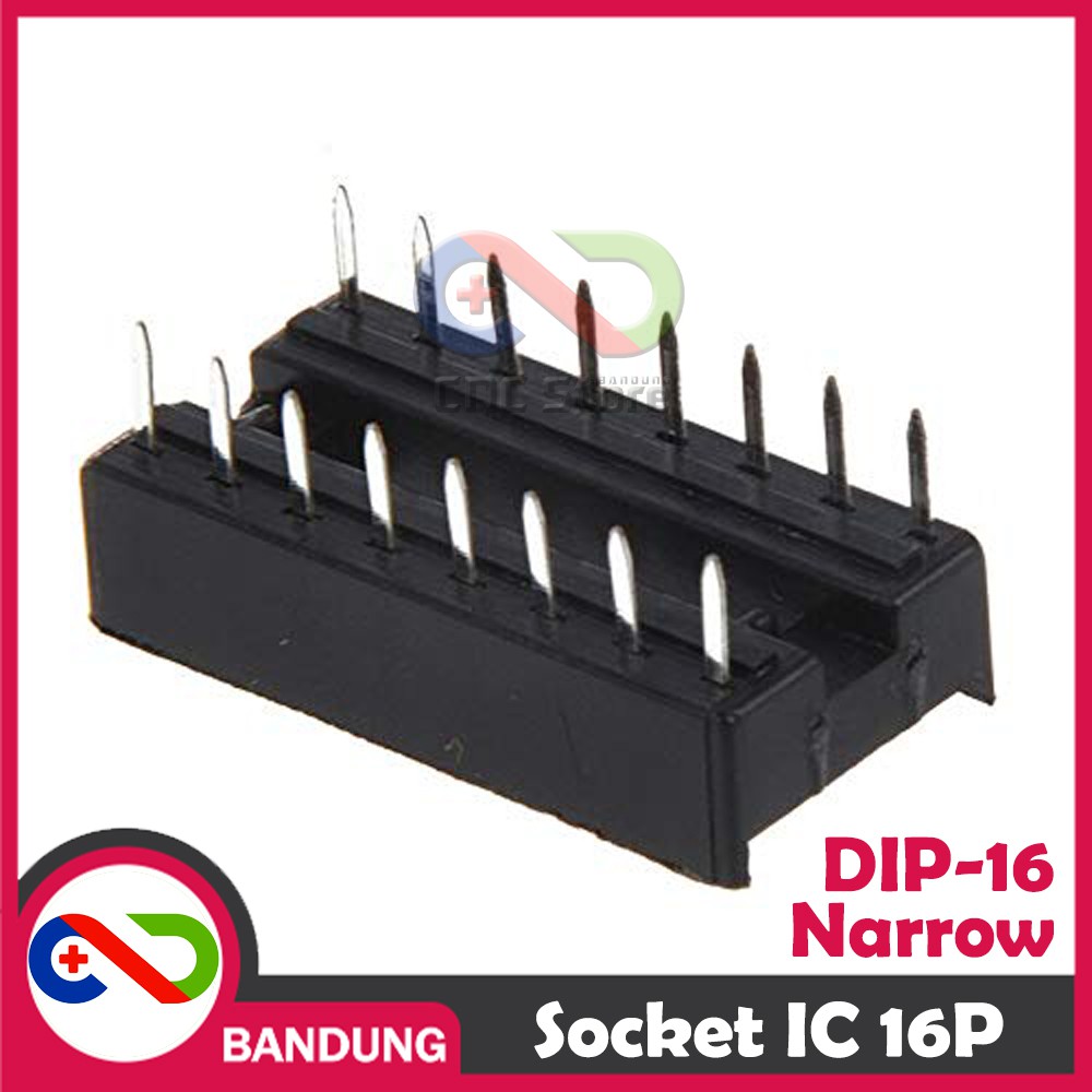 SOCKET SOKET IC DIP-16 DIP16 16P 16 NARROW