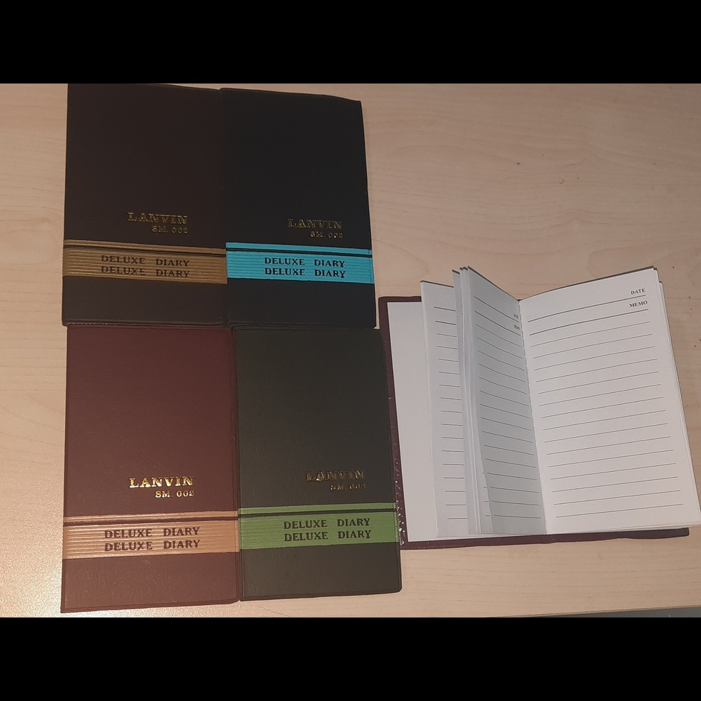 

Buku Notes Catatan Agenda Lanvin Deluxe Diary SM 002 (Uk T 14,5 cm x L 9 cm)