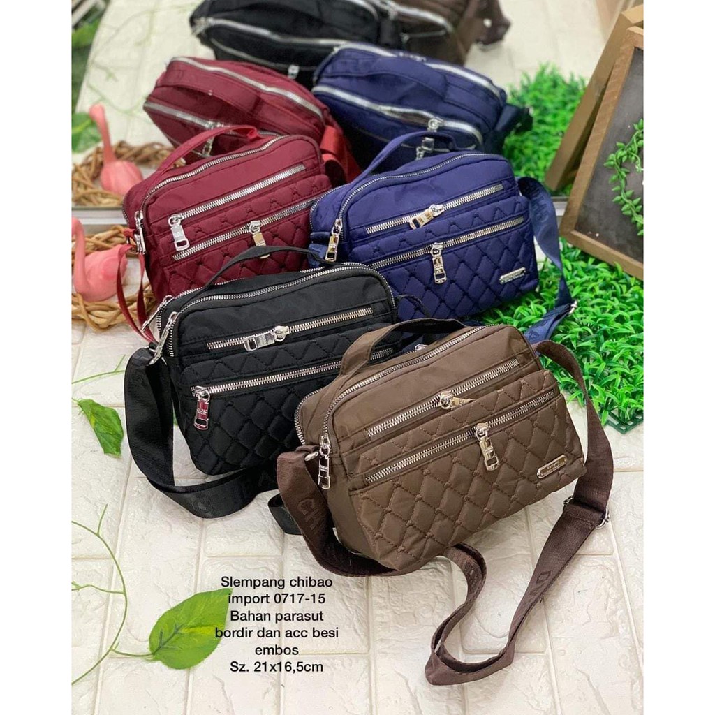 Tas Slempang Wanita Chibao 0717-8 TERBARU TAS CHIBAO TAS IMPORT TAS BAHU CHIBAO BARU SPECIAL PRICE.!