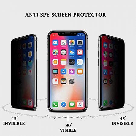 Tempered Glass Anti Gores Spy iPhone 12 Mini Pavareal PG-18 Full Cover Screen Protector