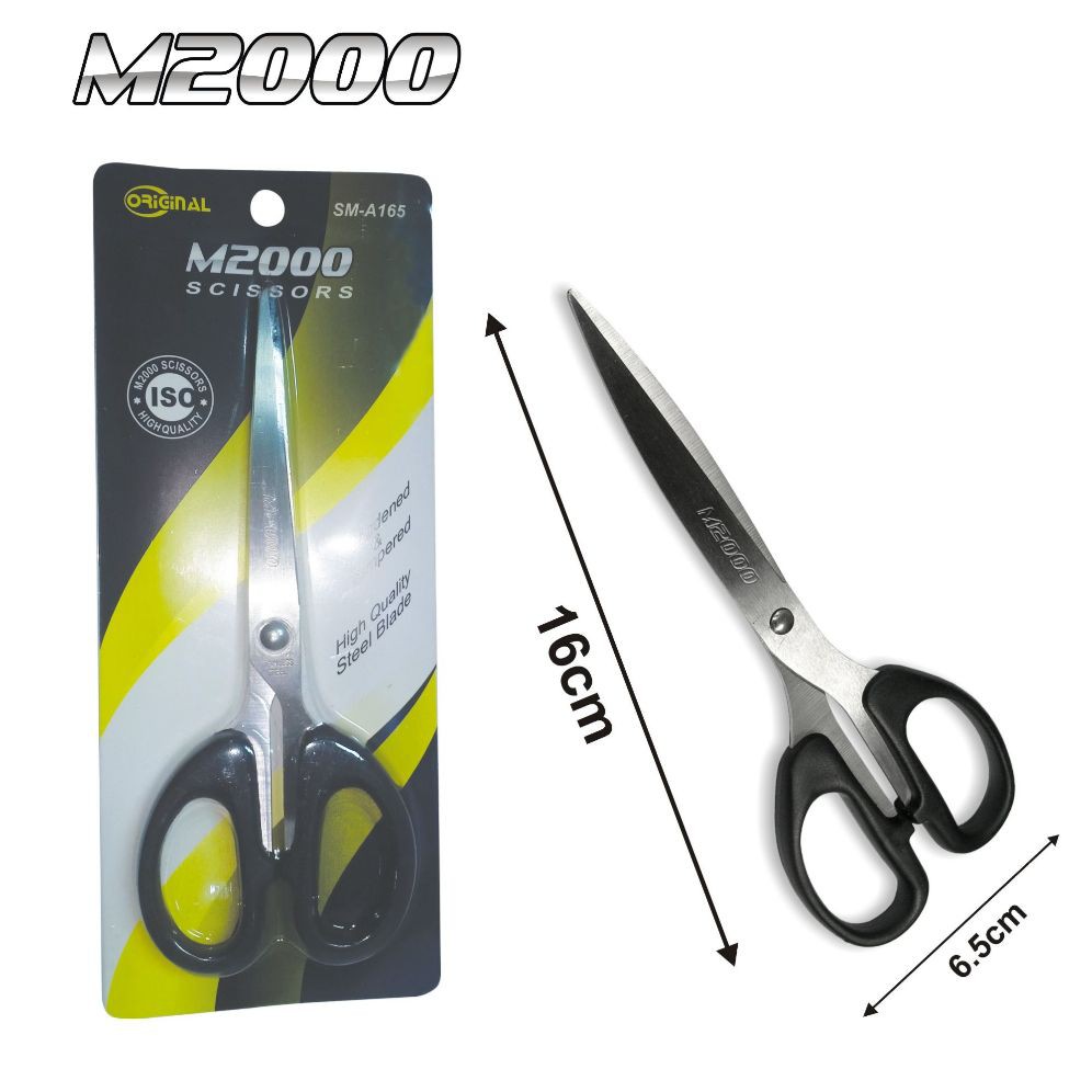 Gunting Stainless Steel M2000 SM-A165 Serbaguna Ukuran Sedang 16 Cm