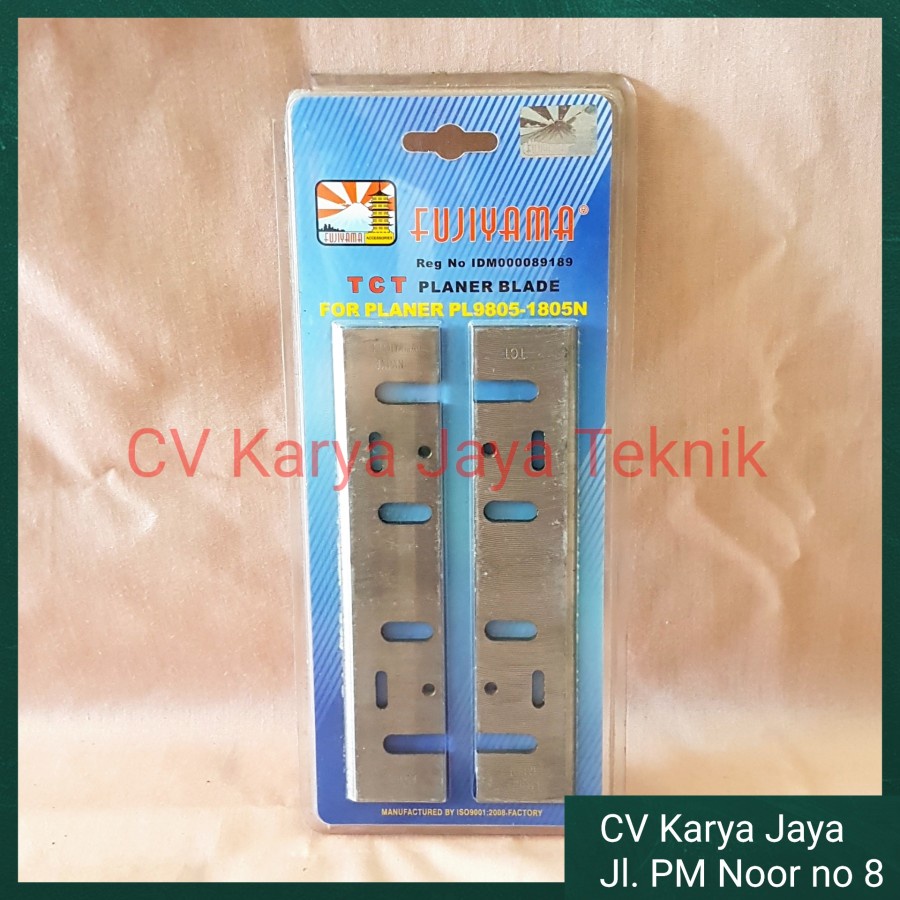 Mata Ketam Fujiyama TCT 155 mm / Pisau Pasah Serut Planer 1805