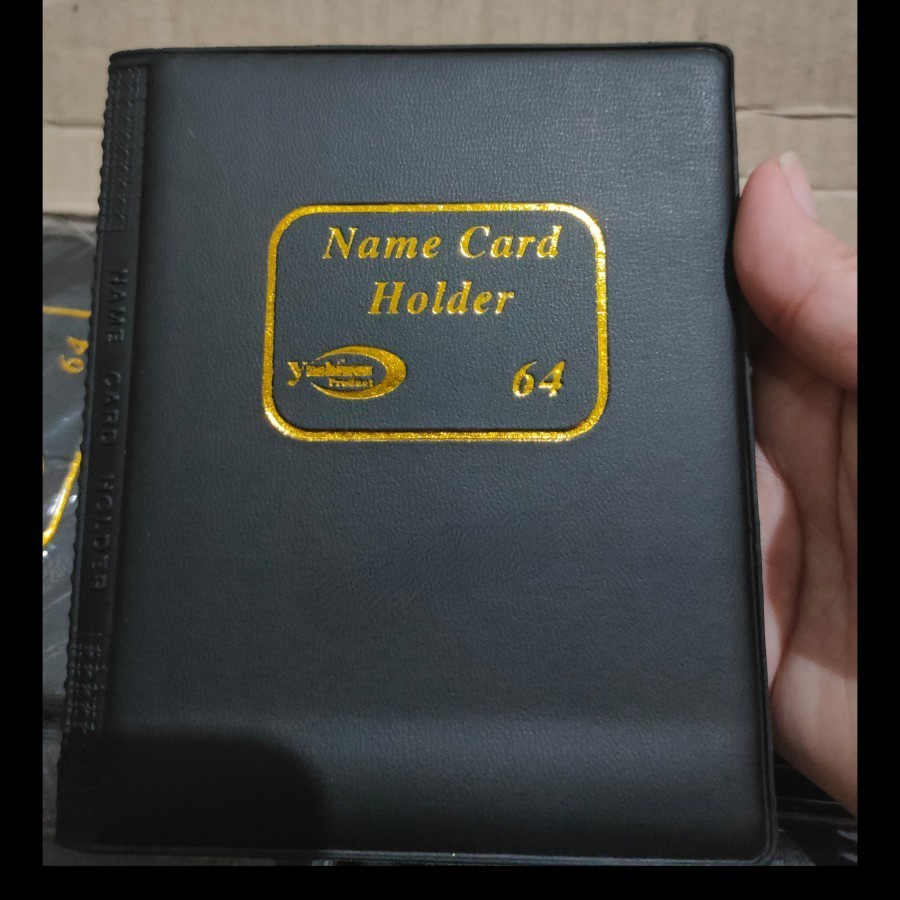 

Name Card Holder 64/Buku Kartu Nama/Dompet Album Tempat Kartu Nama