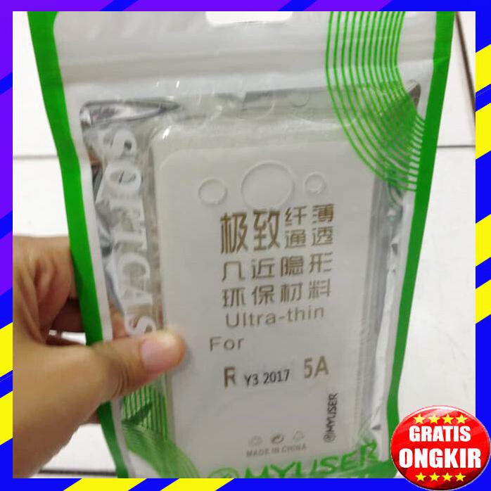 ACC HP MYUSER SILIKON JELLY CASE HUAWEI Y3 2017 TRANSPARAN