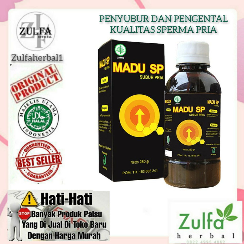 Madu SP Penyubur dan Pengental Kualitas SPERMA pria BPOM