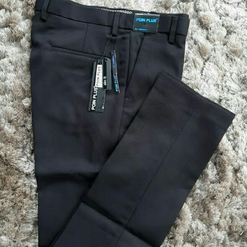 celana bahan original by.poin plus 33-38 | celana bahan slimfit semiwool original by.poin plus | celana kantor pria slimfit original poinplus | celana kerja original poinplus | celana kain slimfit pria original | celana bahan slimfit pria original