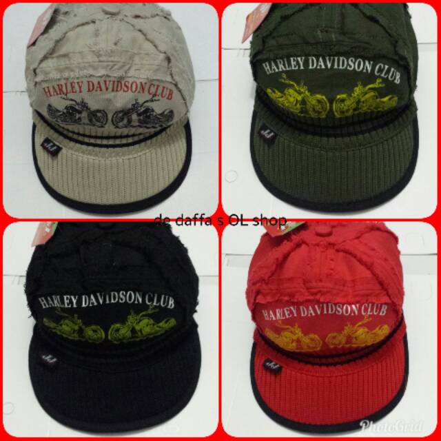 ☆ Topi bayi fashion harley davidson.