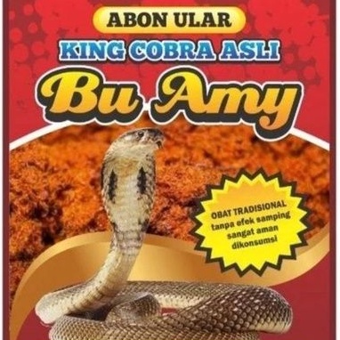 

Abon ular king Cobra Asli @ 50 GRM obat penyakit kulit