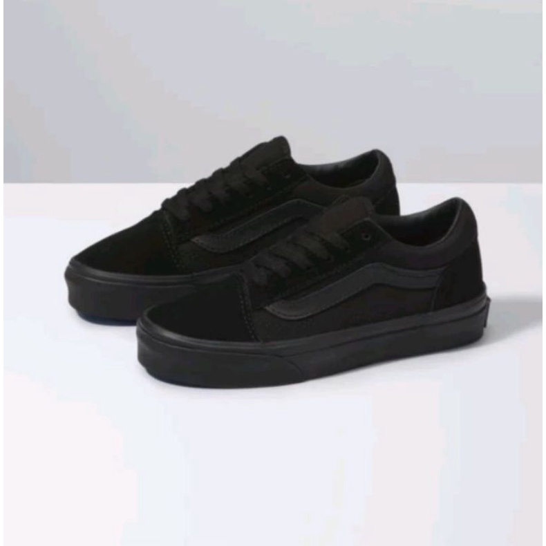 Sepatu Vans Sneakers Sepatu anak laki laki perempuan full black