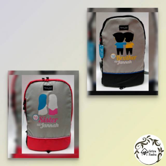 MK 099-100 / Backpack Large / Tas Anak Muslim / MOSLEM KIDS