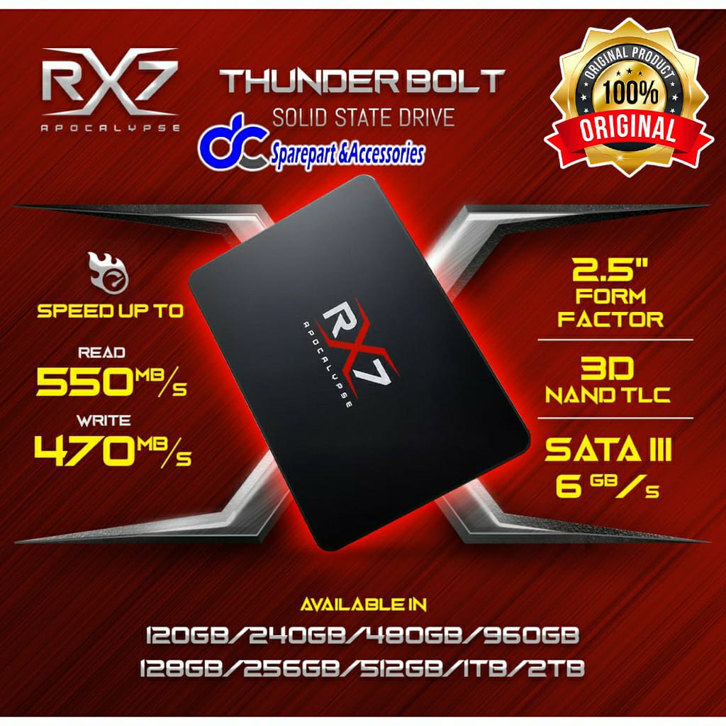 Ssd Laptop 512 Gb RX7 SATA Ori