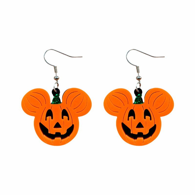 Siy Anting Kait Gantung Wanita Desain Kelelawarlabuhantu Tema Halloween Untuk Pestafestival