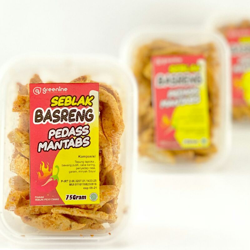 

GhulMart Cemilan Stik Seblak Basreng Pedas Mantap Box Enak dan Renyah 75gr