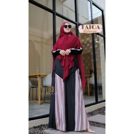 FAIQA DENIM DAILY DRESS SYARI BY BUGIO CLOTHING