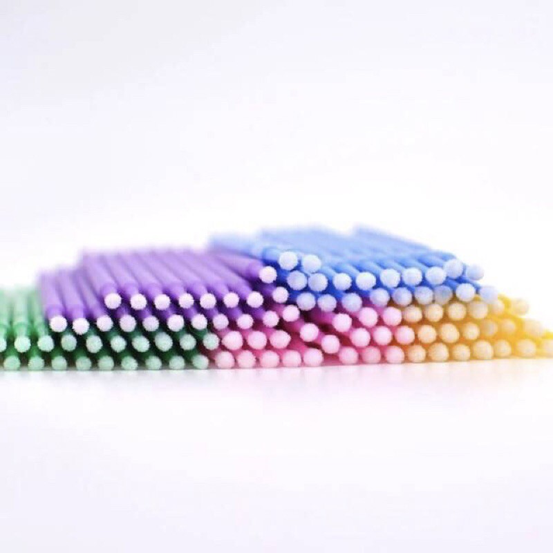 100 PCS Microbrush Eyelash Extension Micro Brush 100pcs