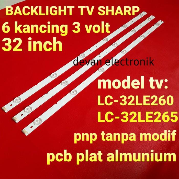 Backlight Tv Sharp Lc-32Le2651 Led Backlight Sharp Lc-32Le265I 7K 3V