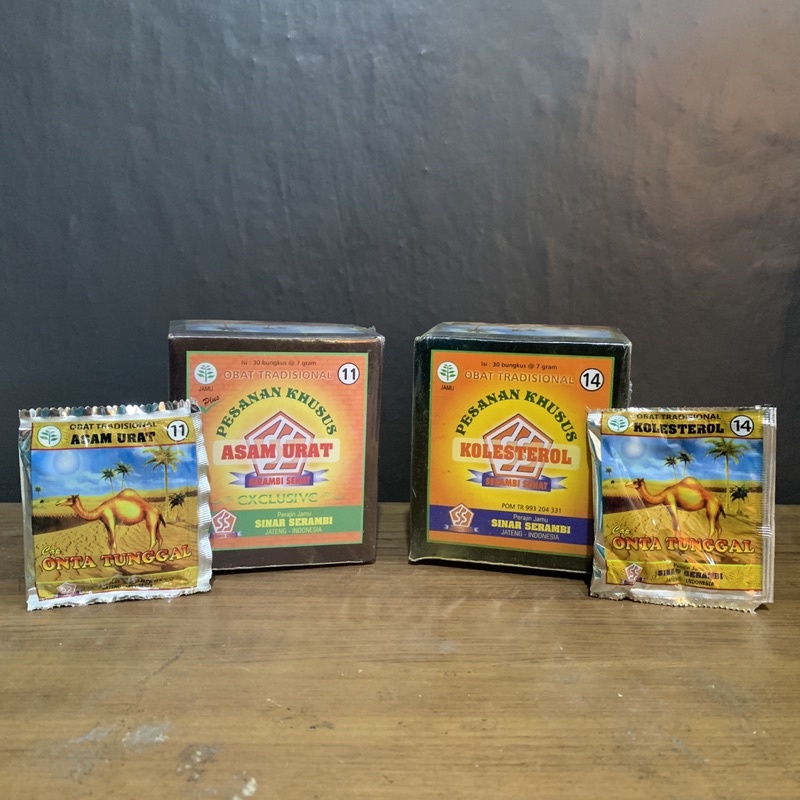 Jamu Asam Urat / Kolesterol Cap Onta