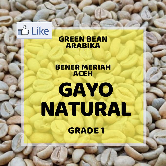 

GREEN BEAN KOPI ARABIKA GAYO NATURAL 1KG BIJI MENTAH