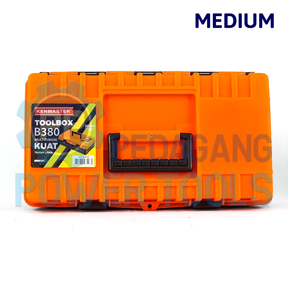 Kenmaster K380 Tool Box Besar Kotak Penyimpanan - Oranye