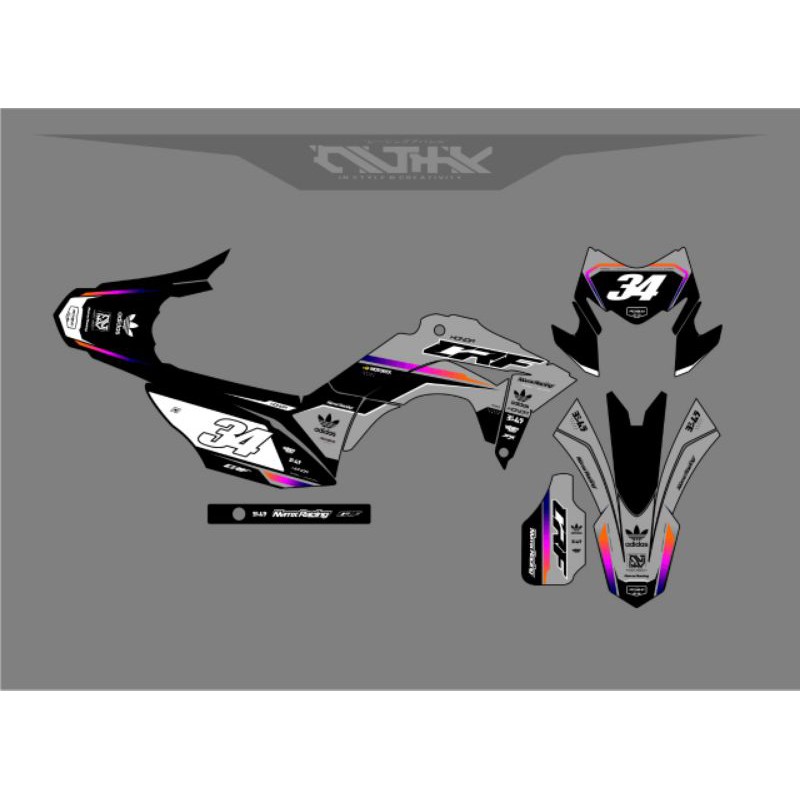 Decal stiker crf 150 L new design