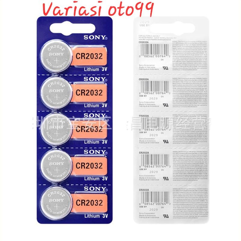 Baterai Kancing  Mobil Motor SONY  2032 / CR 2025/ CR 2016 Lithium 3V Button Cell Kancing