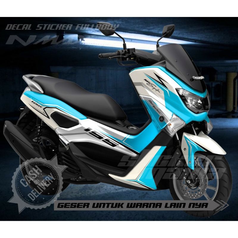 Stiker Decal NMAX Old Stiker Striping Full Body variasi sticker striping motor aksesoris motor custo