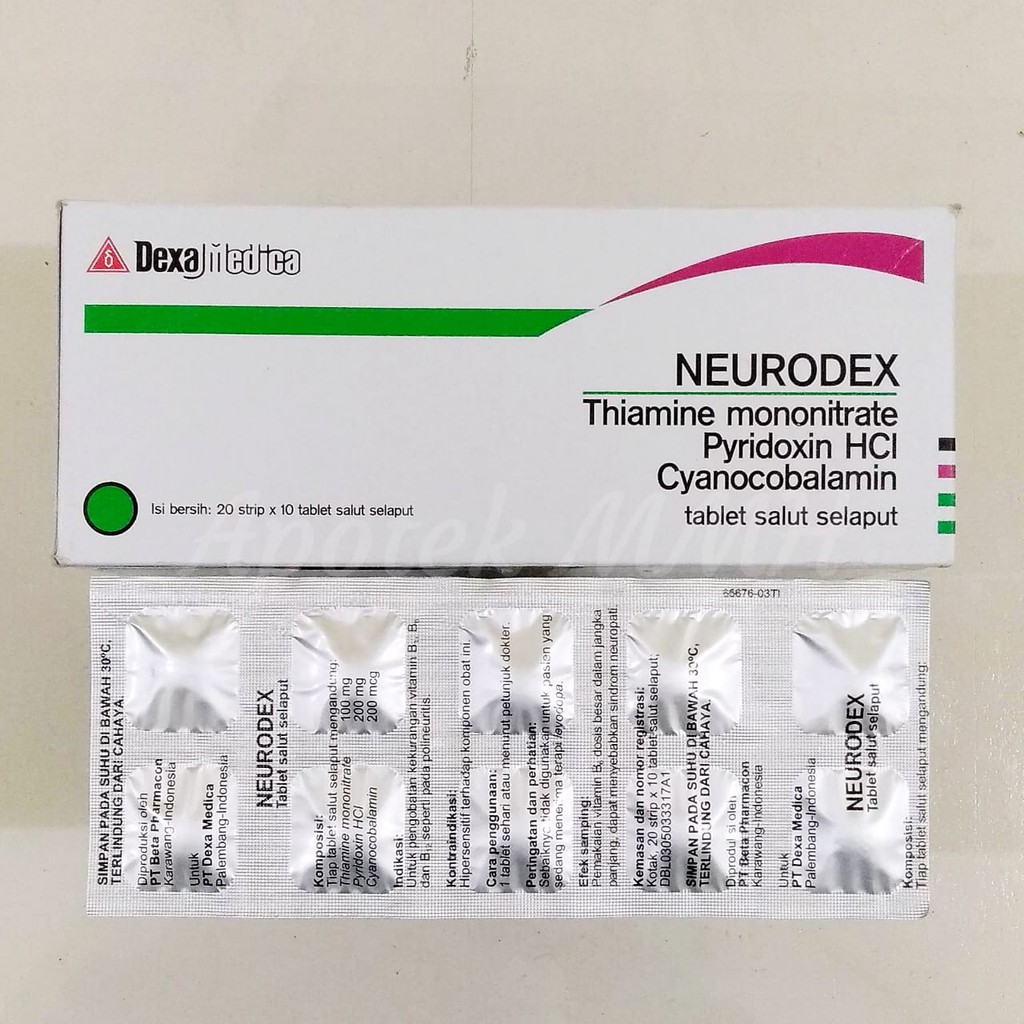 Neurodex Tablet Isi 10 Tablet | Shopee Indonesia