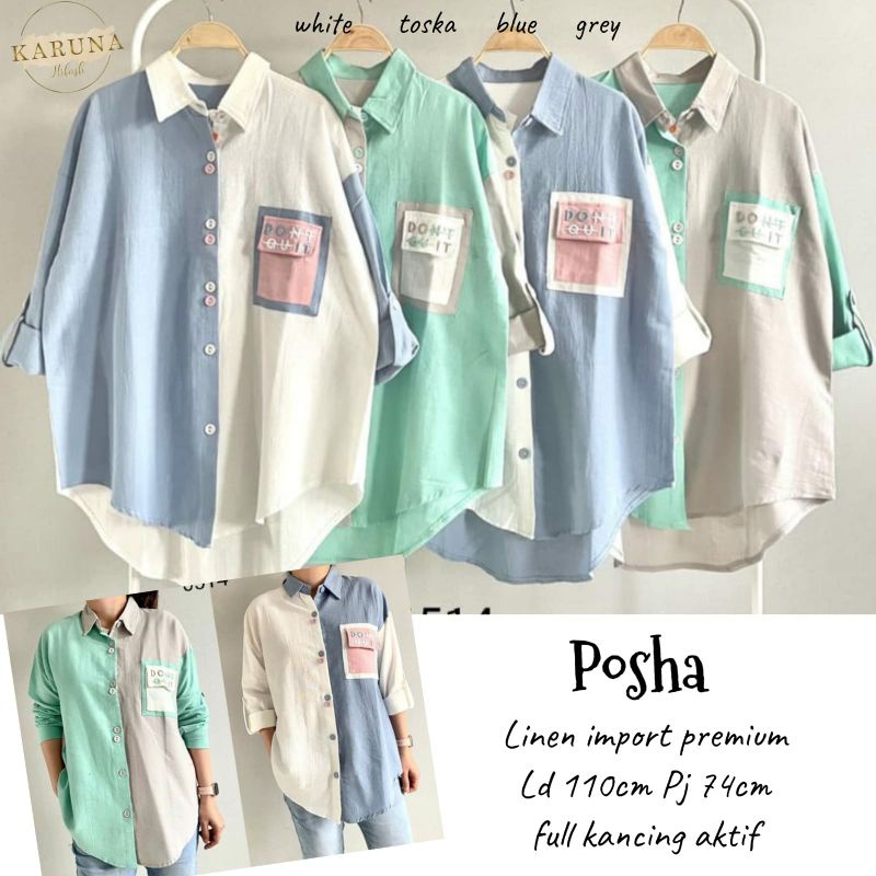 POSHA BLOUSE BY KARUNA (100% ORIGINAL BY KARUNA)