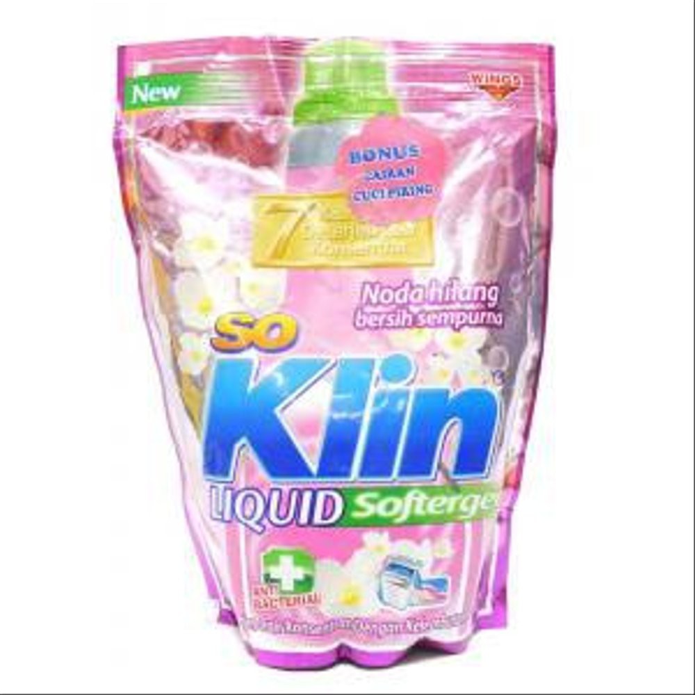 So Klin Liquid Softergent Pouch 400ml (2pcs)