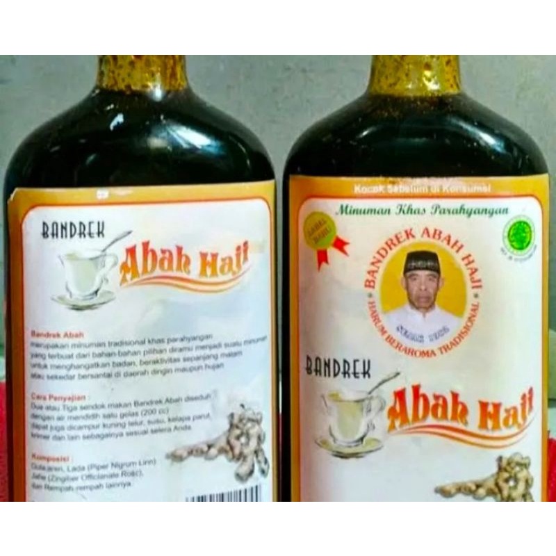 

bandrek abah haji ciwidey 250ml minuman tradisional khas bandung