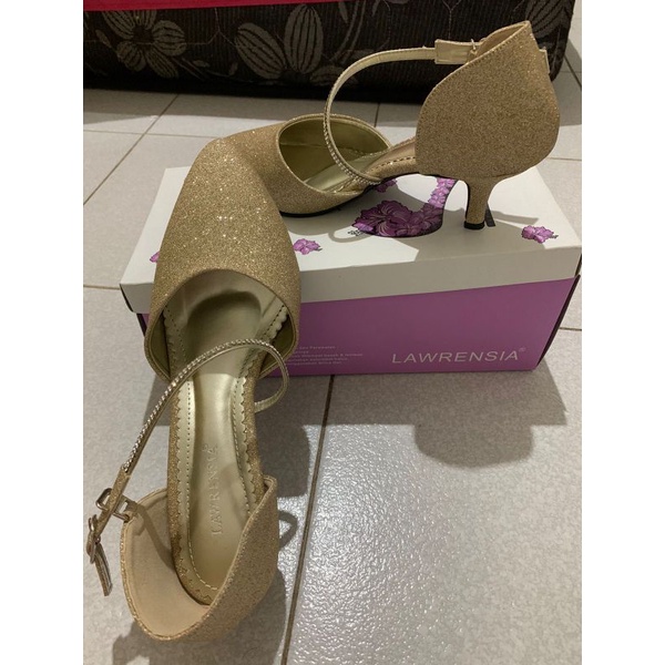 Lawrensia Shoes - Sepatu Pesta Wanita Hells Ukuran 39