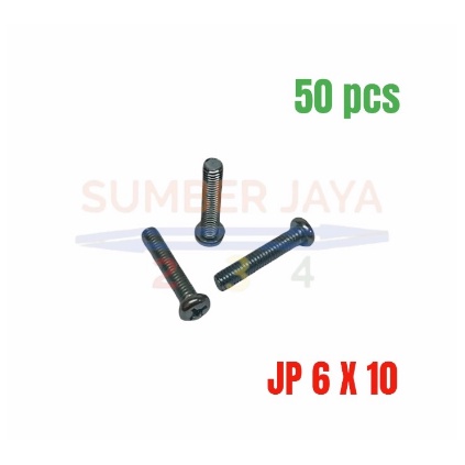 BAUT JP 6 X 10 PUTIH ISI 50 PCS TERMURAH