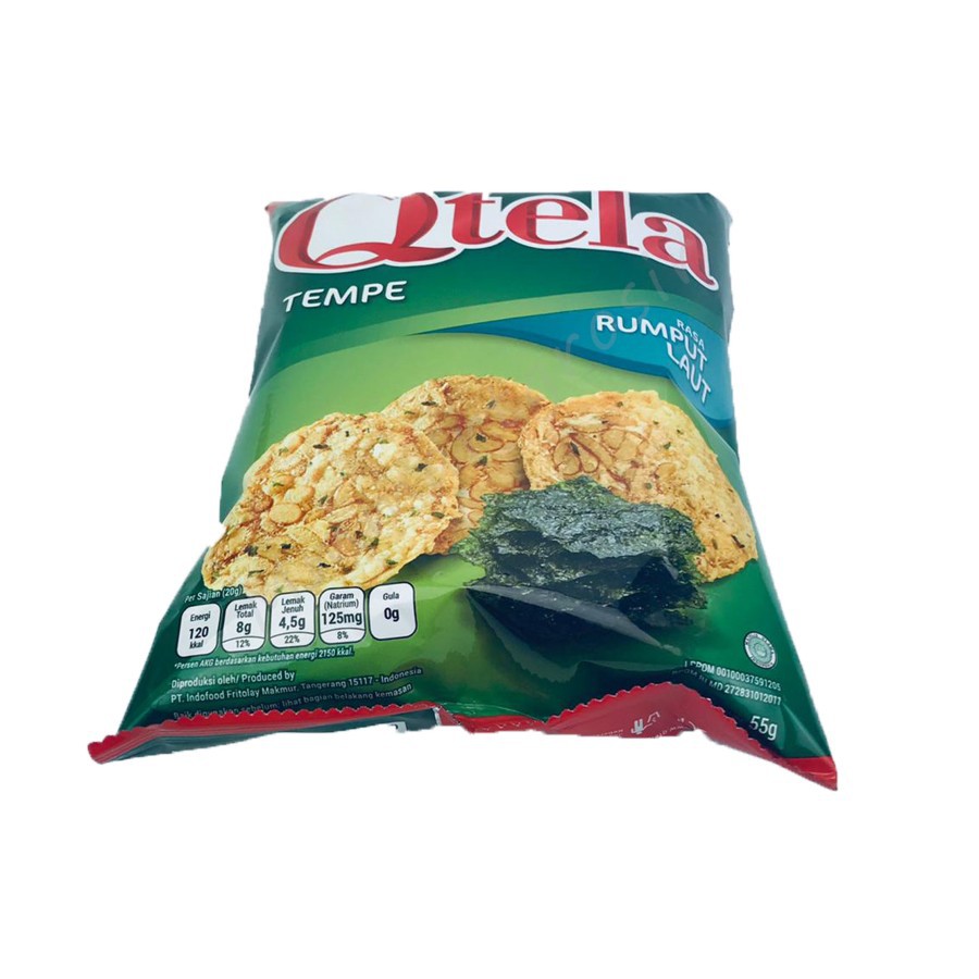 

[SEMBAKOQITA] Qtela Tempe / Rasa Rumput Laut / 55g