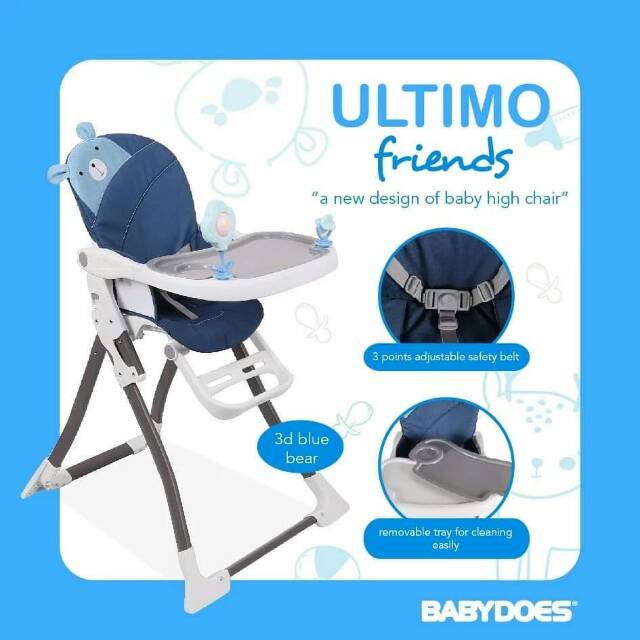 BABY DOES ULTIMO HIGH CHAIR CH-042 / HIGH CAHIR