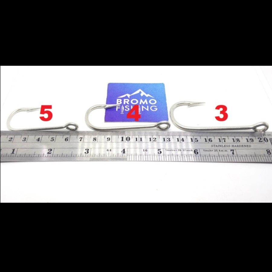 Kail MUSTAD 2335 no.4 / pancing cap kunci key brand kotak kotakan