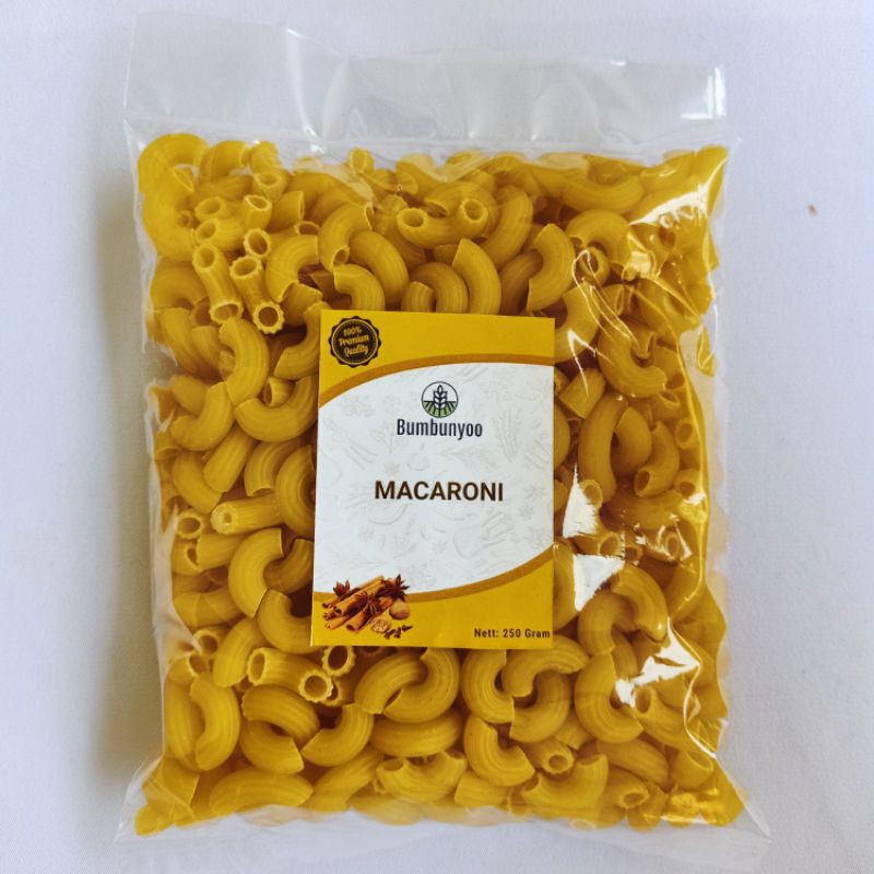 

Makaroni Mentah Rebus/ Goreng | 250 gram | Makaroni Kualitas Terbaik