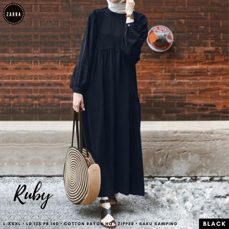 (BISA COD) #GAMIS JUMBO LD 125cm ) RUBY DRES WANITA TERBARU