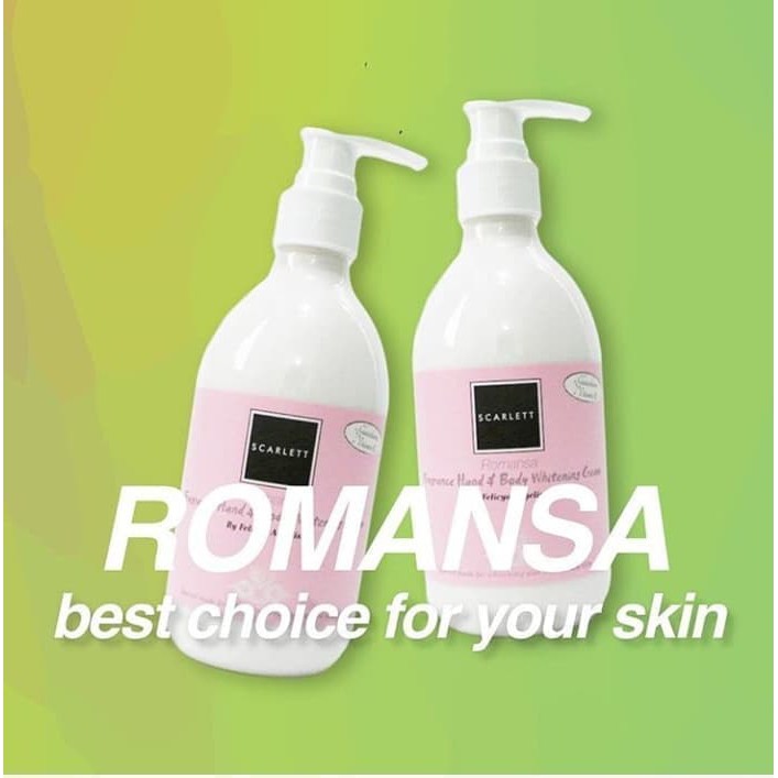 SCARLETT WHITENING BODY LOTION ROMANSA BPOM By Felicya Angelista - ROMANSA