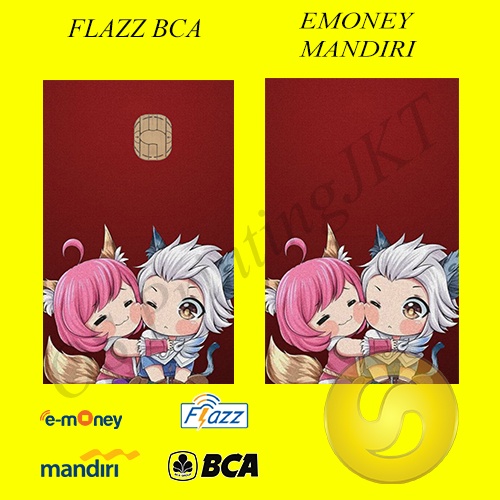 CUSTOM KARTU FLAZZ BCA GENERASI 2 ATAU EMONEY/SALDO 0 -NANA EDITION