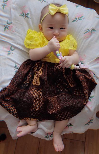 Baju Anak/baju Anak Perempuan/baju Anak Unik Bajunik Dress Batik Model Vanesa Lace Free Jepit