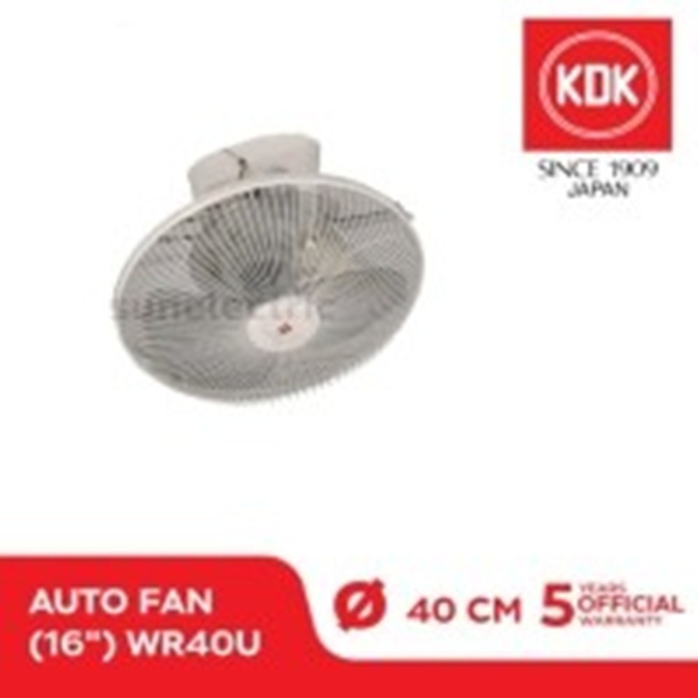 Auto Fan KDK 16&quot; WR-40U | Kipas angin orbit WR40U 16 inch in WR 40 U