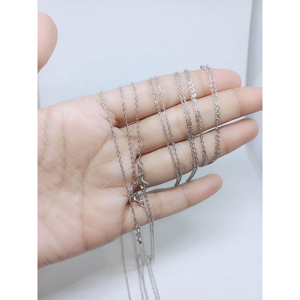 kalung perak 925 asli lapis emas kalung nori vensy kecil kalung fashion import silver925