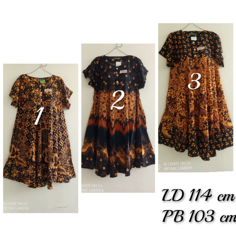 Daster kencana ungu klok bobok